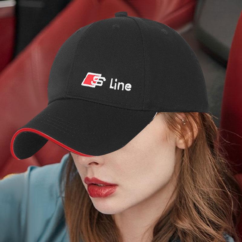 Men Women Baseball Cap Car Logo Summer Sports Hat For Audi C5 C6 C7 A4 B6 B8 B7 A6 A3 A5 Q3 Q5 Q7 8P  S3 S5 S1 S4 S2 RS3 RS4 RS5 RS6 RS8