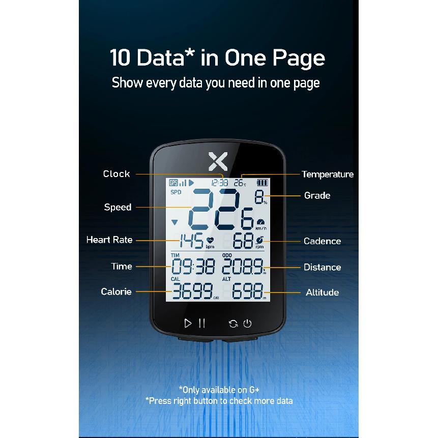 Choice Version xoss G+ G2 G plus 2 Bike Computer GPS Generation Cycling Wireless Speedometer Tracker Odometer Road MTB Bike ANT+