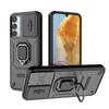 For Samsung Galaxy M15 5G Case Ring Holder Armor Shockproof Coque For Samsung M15 M 15 5G Slide Lens Protect Back Cover