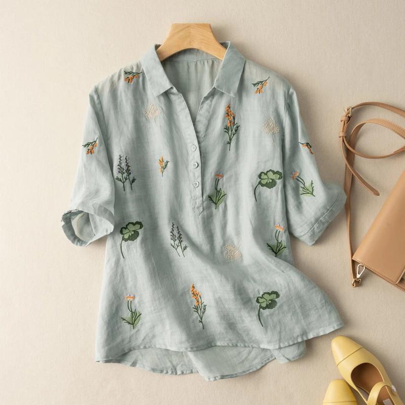 

T-shirt Women Versatile Summer Casual Large Size Loose Stamp Pullover Short-sleeved Tops XL