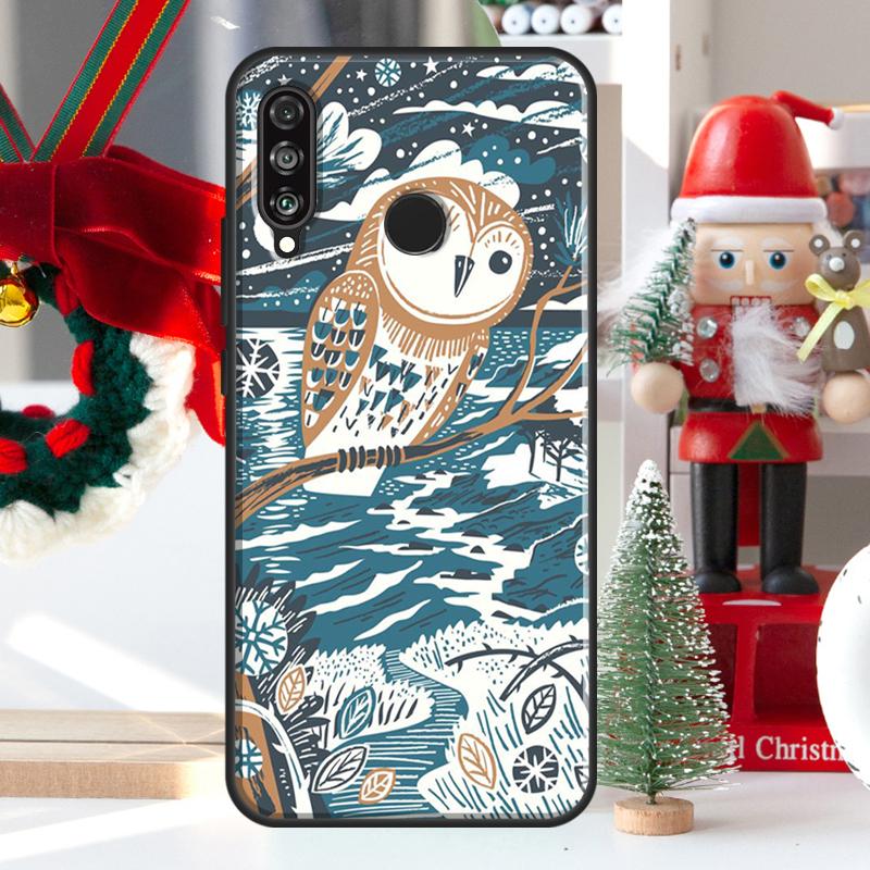 Cute Owl Cartoon For Huawei Nova 7i 8i 11i 12i 12s Y73 Y70 Y90 Y60 Y72 Y61 Y91 9 10 SE P30 Pro P40 Lite Case