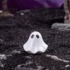 Miniature Halloween Figures for Crafts 5Pcs Mini Ghost Figurines, Tiny Resin Ghosts Decoration, Reusable Holiday Ornaments Spooky Tiered Trays