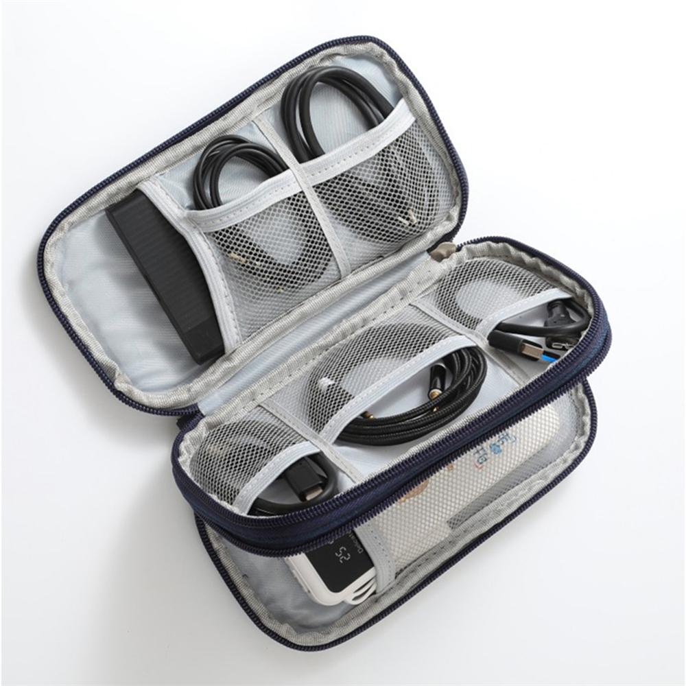 1PC Portable Digital Product Storage Bag USB Data Cable Organizer Headset Charging Treasure Box Bag