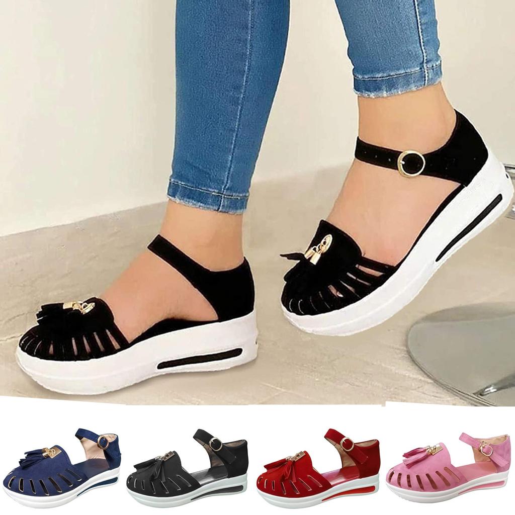 Sandals For Women Flatform  Sandals Summer Wedges  Strap Shoes