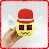Roblox Steal A Brainrot Plush Toy Square Yellow Stuffed Doll With Red Top Hat White Wings Question Mark Face For Game Fans