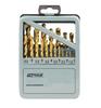 AWTOOLS HSS-G TITANIUM METAL DRILL BITS SET 19 Pcs /1.0-10.0 Mm/
