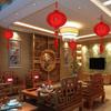 Chinese New Year Lantern Spring Festival Non-woven Fabric Hanging Chinese Lantern Festive Party DIY Home Decoration Red Lantern