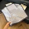New 71 * 71cm Korean version small square scarf women's silk scarf spring and summer thin sunscreen scarf neck protection tied bag headband scarf