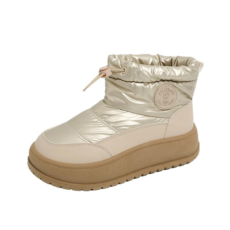 Snow boots women's new winter velvet warm cotton shoes heightened non-slip casual versatile women's shoes