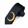 Novelty Black Arrow Patterned Necktie For Men Women Cosplay Second Dimension