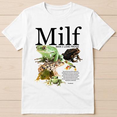 Man Ik Houd Van Kikkers Meme Beledigend Ongepast Grap Grappig Cadeau T-shirt 6034