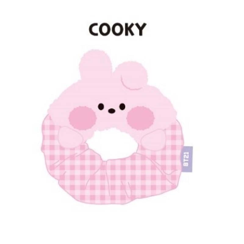 BTS BT21Oficiální Minini Gumička do vlasů Páska Vázanka Kpop Čelenka