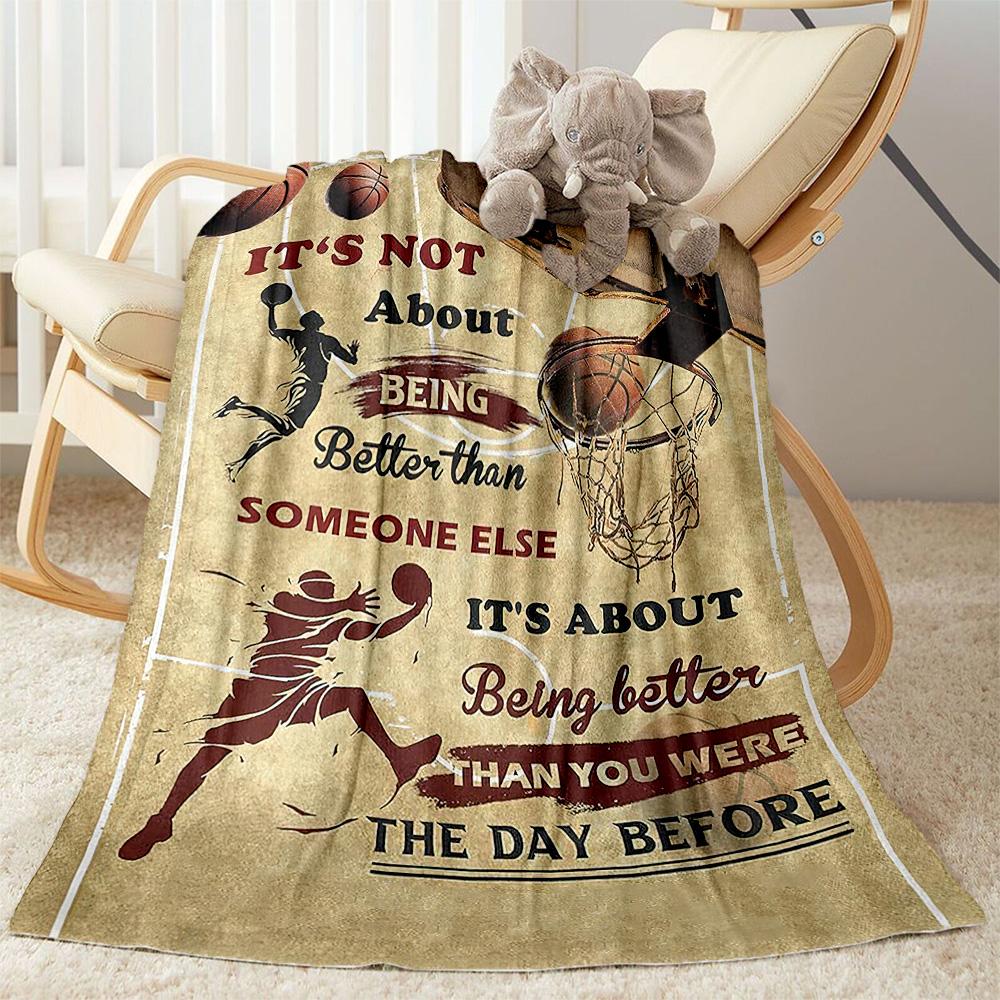 Basketball Faith Strength Blankets are suitable for living rooms, bedrooms, camping, and other places, making them an ideal choice for gifts.