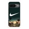 Case for Google Pixel 9 Nike Logo California Palm Trees At Night Background