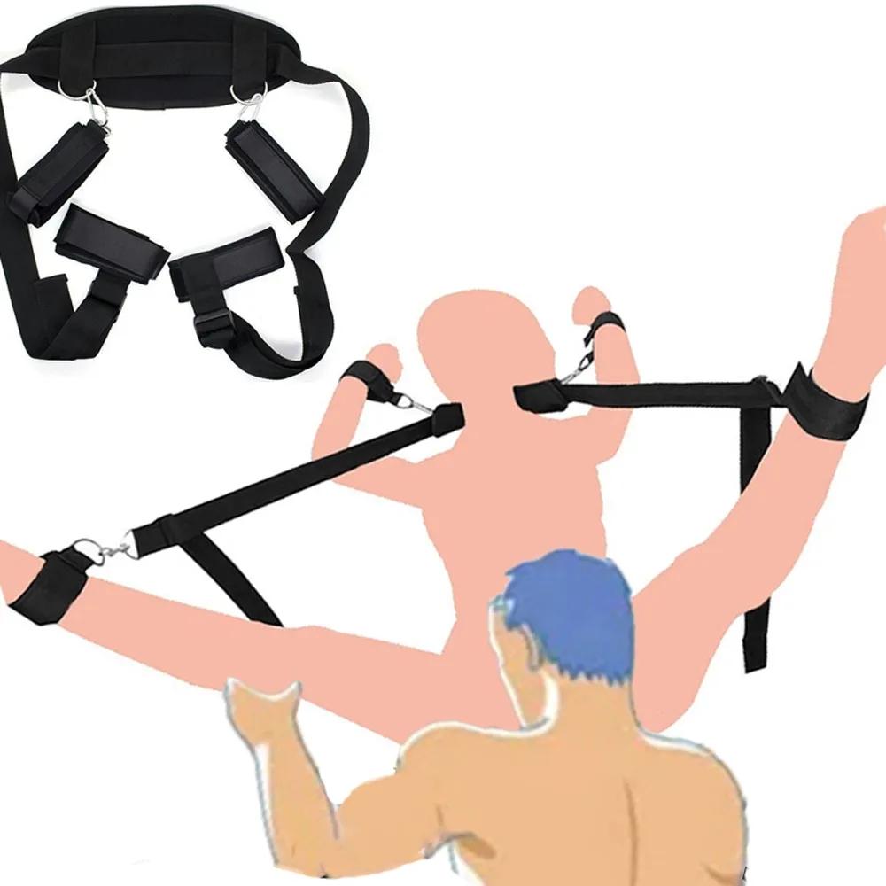 Restraints Harness Open Legs Spreader Sexy Toys For Couples No Vibrators Sex Flirting Tied Legs Adult Accessories 18+