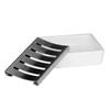 Stainless Steel Ceramic Soap Dish For Bathroom, Double Layer, Self Draining Soap Dish, Reject Fluffy Soap, Easy To Clean(White)