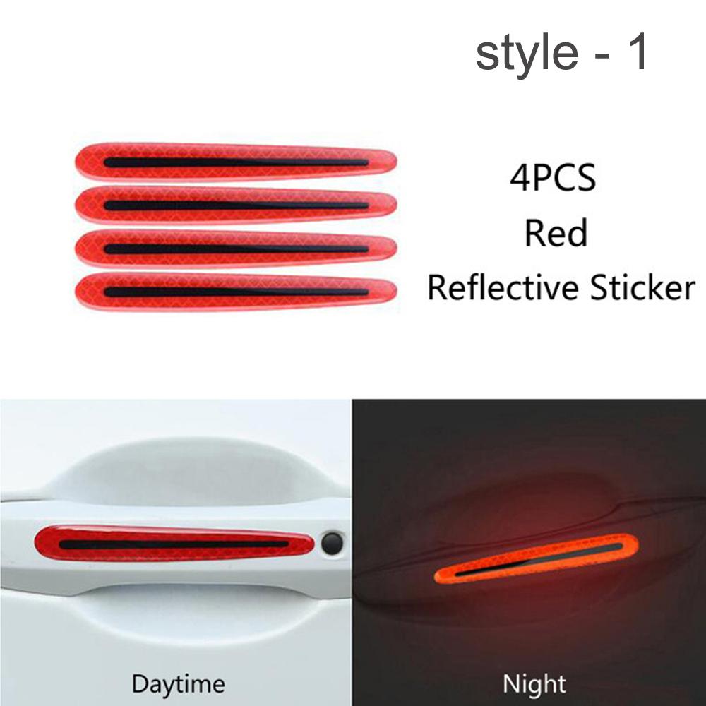 Universal-Carbon Faser Auto Tür Griff Farbe Scratch Protector Aufkleber Abdeckung Schutz Schutz Film Auto Sicherheit Reflektierende