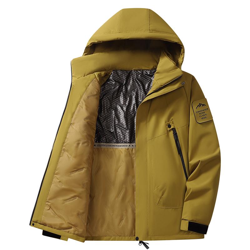 Winter Comfortable Trendy Windproof Breathable Couple Padded Jacket Outdoor Sports Running Mountaineering Camping Cotton Jacket