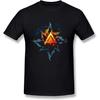 NOTEE Herren Amaranthe Death Metal Logo T-Shirt T-Shirts Schwarz
