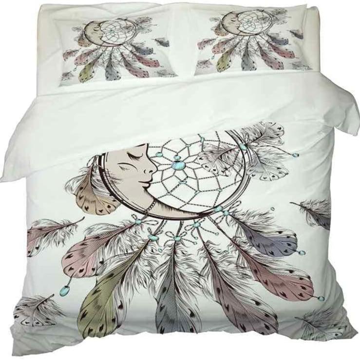 Bedding Three-Piece Custom Digital Printing Home Textile Quilt Cover Bed Sheet Source