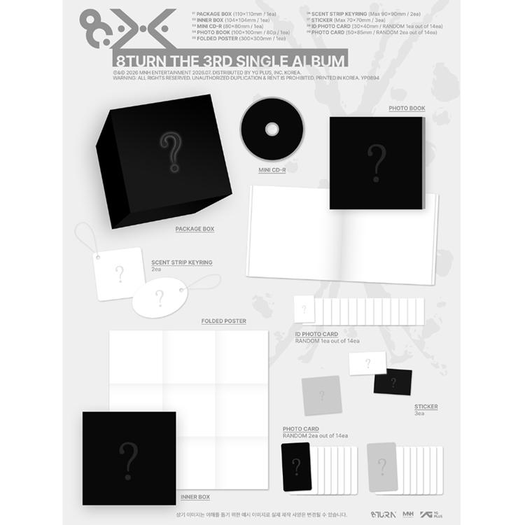 8TURN [8.X] 3rd Single Album