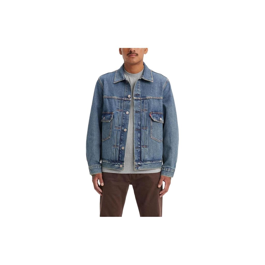Levis Vintage Single-Breasted Loose Fit Denim Jacket Unisex jackets A7632-0000