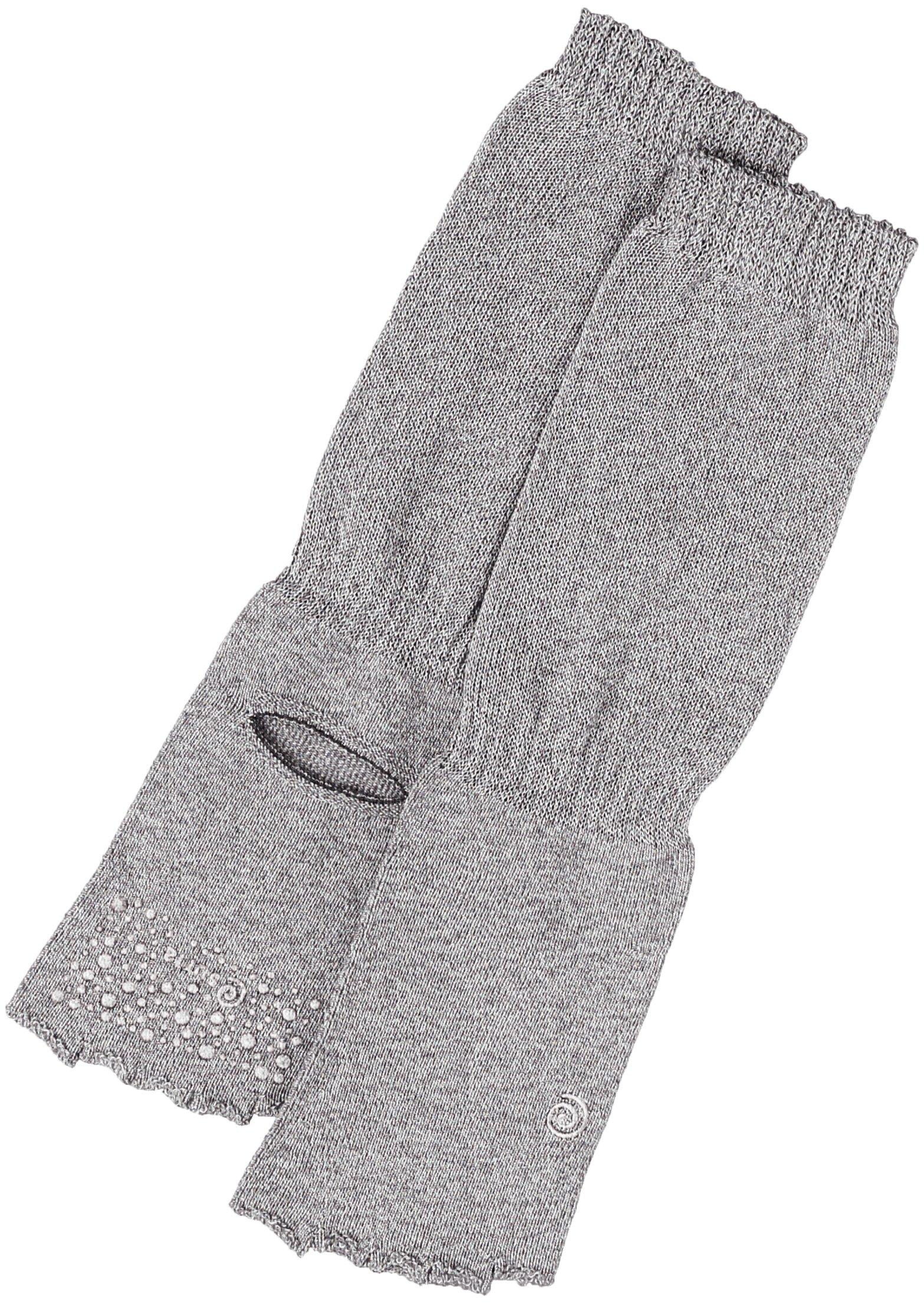 

Носки для йоги в носках с и серые Размер M [Suria] [Kaldogetta] Сделано в Японии Пятипалые Нескользящие Особенности, Влагоотводящие Теплогенерирующие, Меланж,