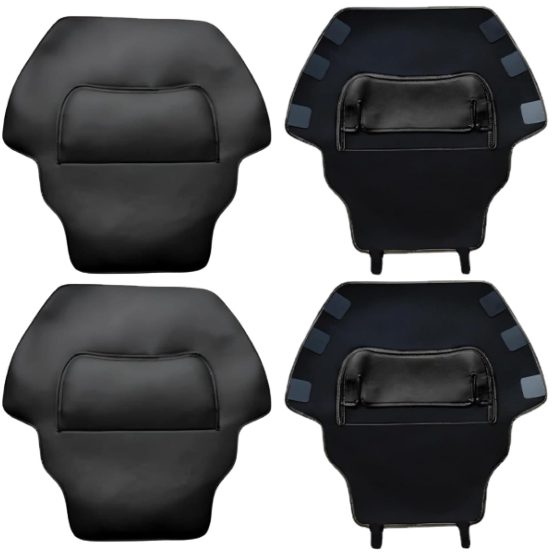 

Mellbo Kick Kick Mat for Toyota with Storage Pockets Guard/Back Alphard/Vellfire (30 Series) (2-Piece Set) чёрный