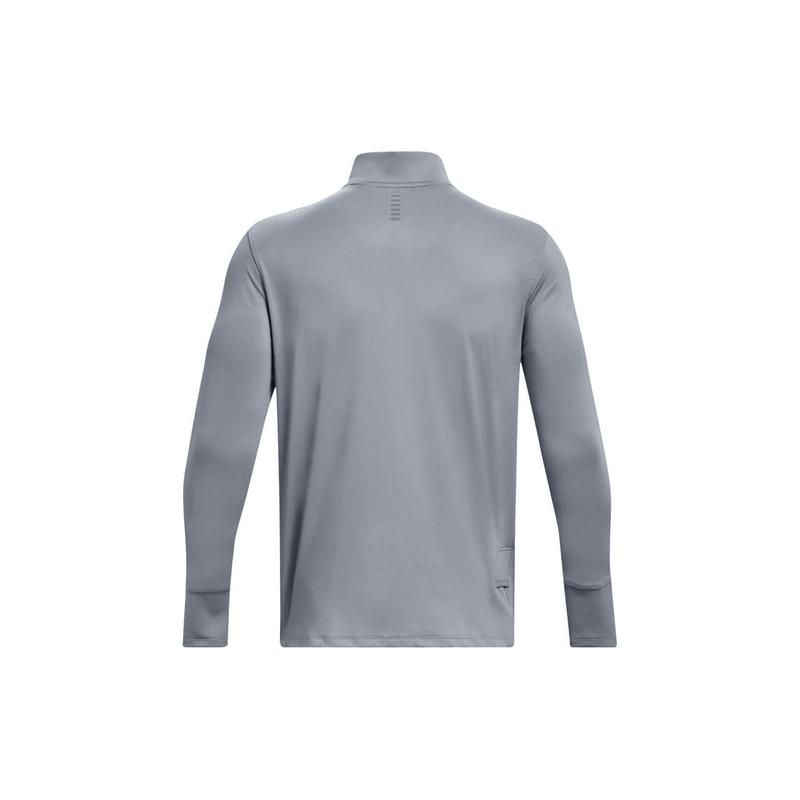 Under Armour Solid Color Stand Collar Half Zip Long Sleeve Raglan American Vintage T-Shirt Men Tops 1379288-035