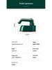 Compact Portable Folding Iron: Handheld, Travel-Friendly, Mini Electric for Home & Travel