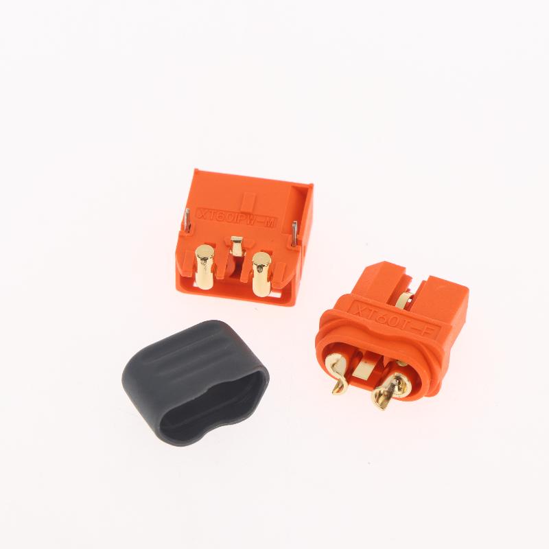 Amass Amass Xt60I-F Male + Female 2+1 Connector Signal Pin Plug For Rc Lipo Battery Charger Controller Motor Parts