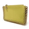 Used 10316 Falabella Zip Card Holder 422364 W9355 7330 7943 Current Shaggy Yellow Canary Excellent Condition Women's