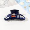 Acrylic Ocean Themed Hair Claw Secure Hold Hair Clip With Trendy Shark Pattern Fashion Hair Accessory For Daily Styling