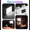 40W Bi-Color LED Portable Fill Light Live Street Photography Light Selfie Light Camera Top Light Outdoor Live Lighting Equipment