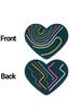 1Set Sensory Activity Board, Duble Sided Design Busy Board For Fine Motor Skill, Silicone Fidget Toy Adults For Travel
