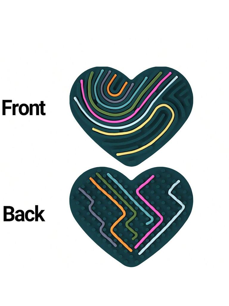 1Set Sensory Activity Board, Duble Sided Design Busy Board For Fine Motor Skill, Silicone Fidget Toy Adults For Travel