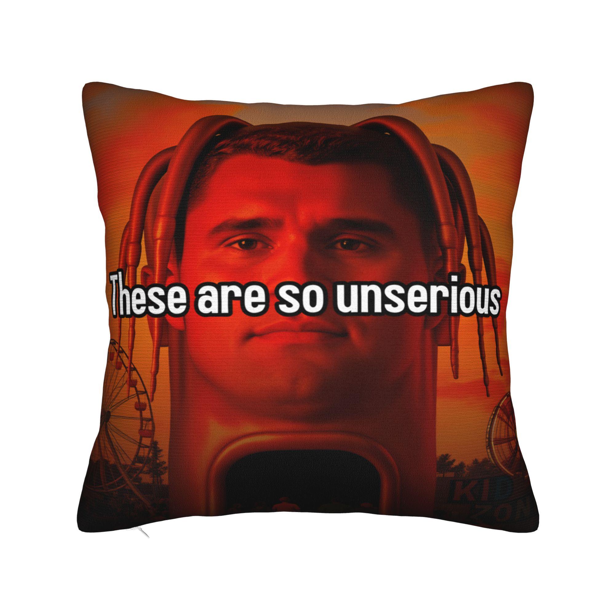 Смешная Наволочка Чарли Кирка Уютная Наволочка Смешная Наволочка Для Гостиной Кровати Стула 30cmx30cm