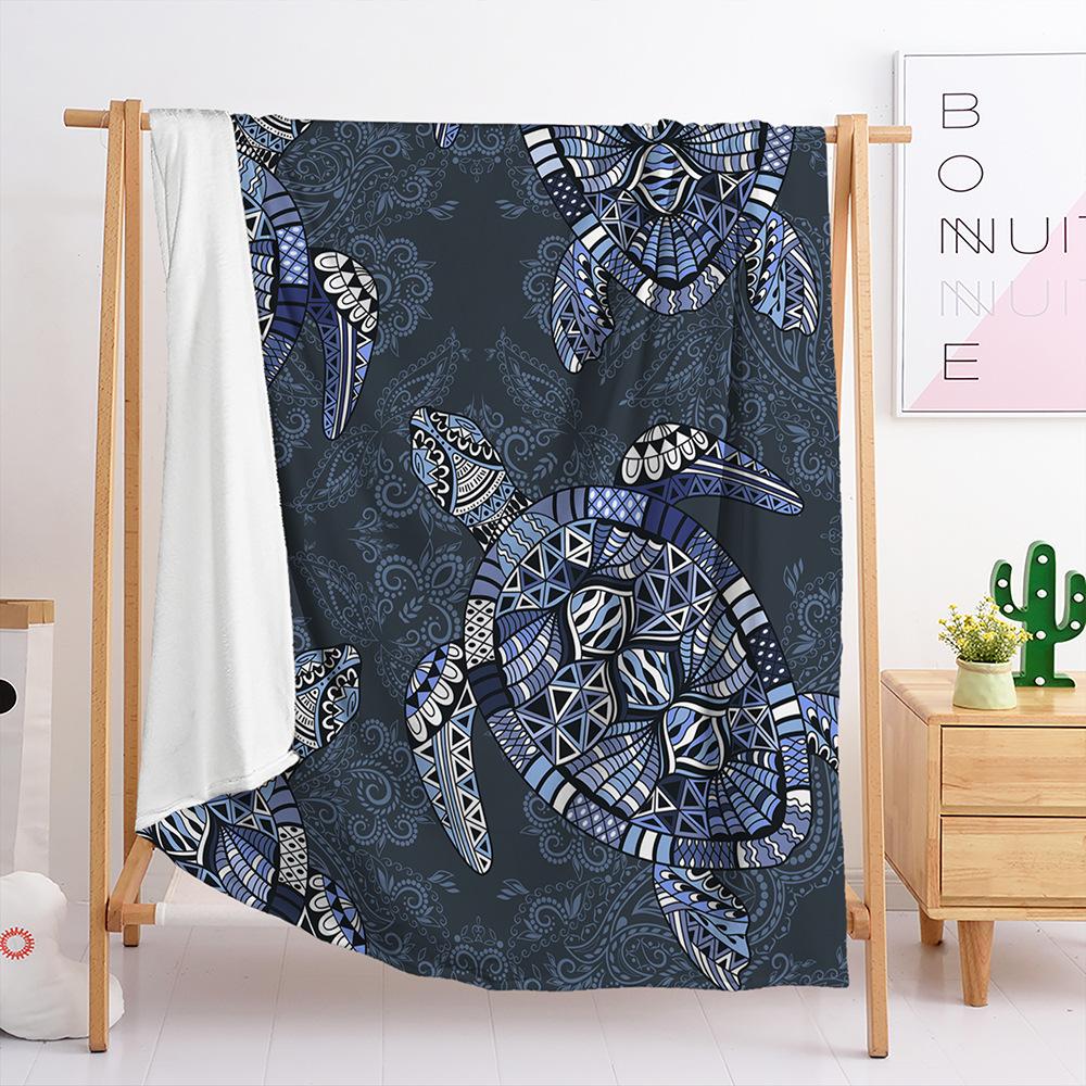 Decke Flanelldecke Meerestiere 3D Digitaldruckdecke Decke