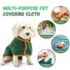 Dog Bathrobe Towel Pet Microfibre Material Fast Drying Super Absorbent Dog Bath for Small Medium Large Dogs and Cats