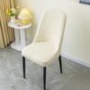 Four Seasons Thick Elastic Fully Enclosed Semicircular Large Curved Chair Cover Seat Stool Dining Table Cover Stool Cover Fabric