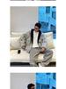 Men's Hooded Thick Zipper Cardigan Jacket - Warm, Loose Fit for Autumn/Winter 2025