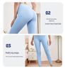 Colorful High-Waist Tummy Control Yoga Leggings with Pocket for Women 