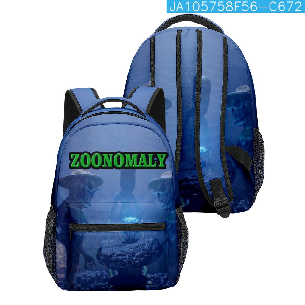 Cartoon Popular Funny Zoonomaly student Bookbag Notebook Backpacks 3D Printed Oxford Waterproof Boys/Girls Travel Backpacks