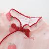 Summer 2025 Strawberry Print Baby Romper - One-Year-Old Girl's Triangle Crawling Onesie