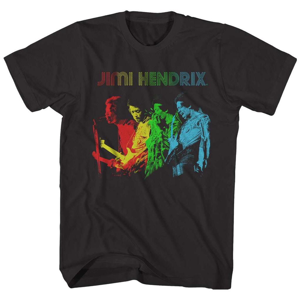 Retro Classic Jimi Hendrix Rock Musician and Electric Guitarist T-Shirt 100% Cotton Graphic Tee Men Women Summer Streetwear Top