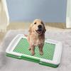 New Reusable, Washable, Splashproof Artificial Grass Dog Potty Training Toilet for Dogs - Pet Supplies Puppy Pad Tray, Pet Dog T