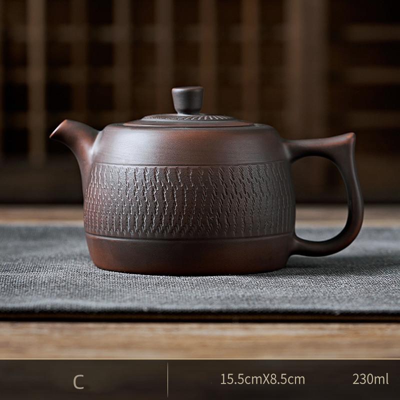Jianshui Purple Pottery Pot Ceramic Kung Fu Teapot Handmade Teapot Tea Maker Tea Set  Small Teapot Tea Kettle