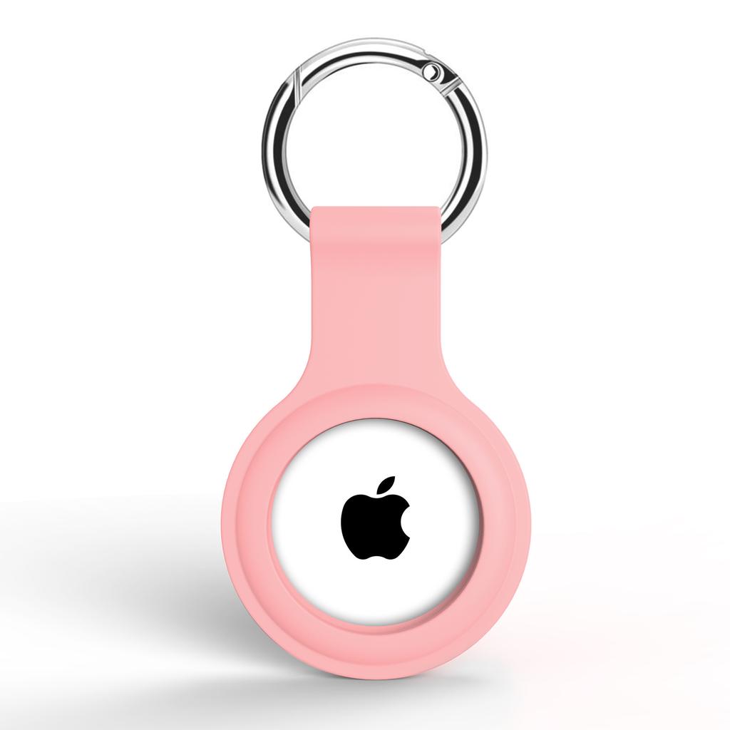 საფარი Apple Airtags Case თხევადი სილიკონის დამცავი Shell ტრეკერი აქსესუარები ნაკაწრის საწინააღმდეგო ყდის Keychain საჰაერო ეტიკეტის ქეისი
