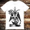 Baphomet of Eliphas Levi Sabbatic Goat Of Mendes Occult T Shirt Meme Gift Top Tee Unisex Gamer Movie Music 6297