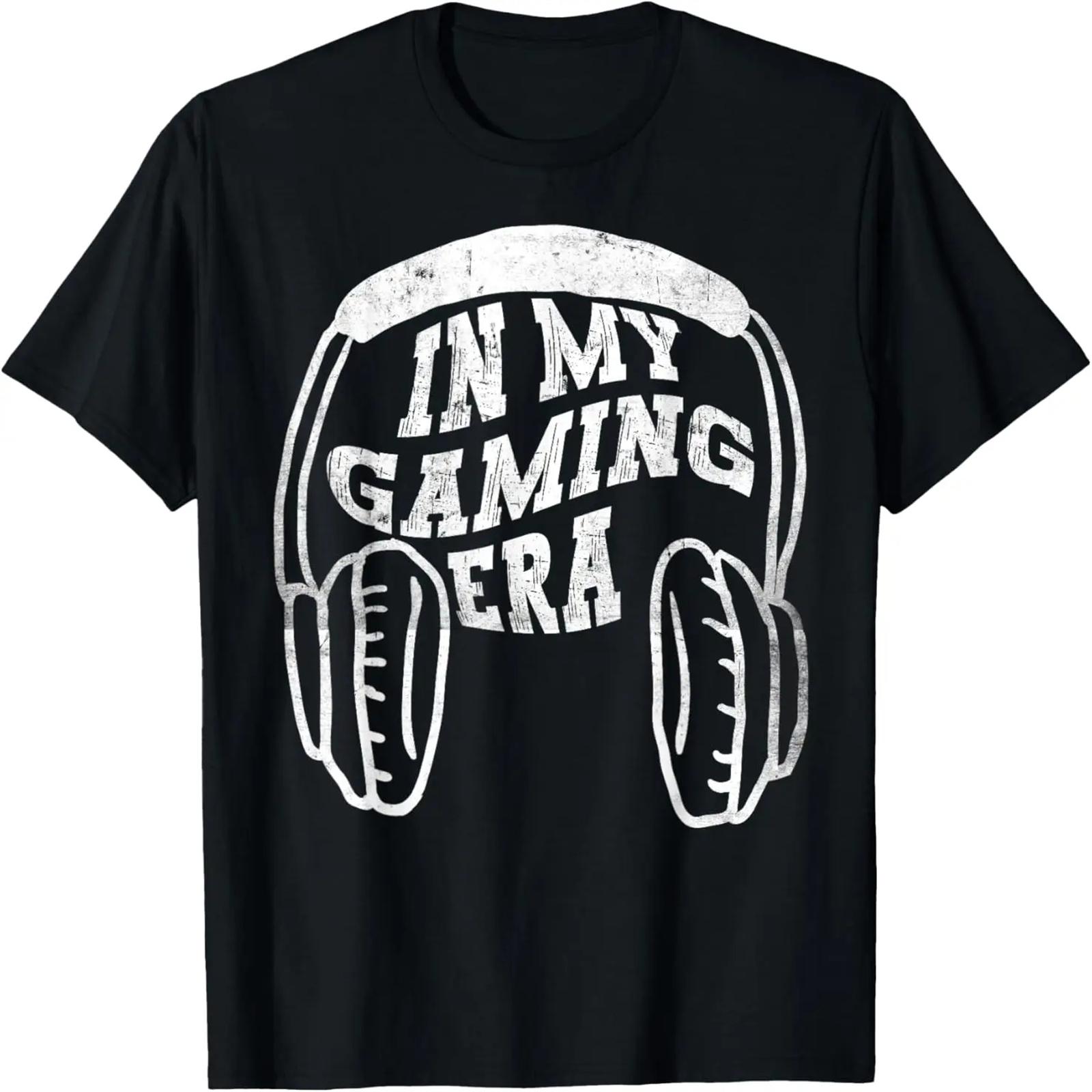 

In My Gaming Era Boys Teens Men Video Gaming Graphic T-Shirt XXXXXL чорний